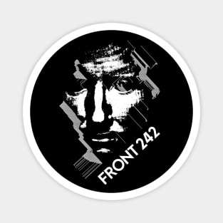 Front 242 †† Glitch Fanart Design Magnet